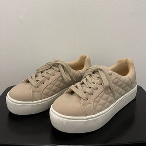 Soda Huffman~ Women Slip On Diamond Quilted Double Deck Sole Fashion Sneakers